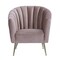Manhattan Comfort Rosemont Accent Chair in Blush and Gold, PK2 2-AC056-BH - alternate 5